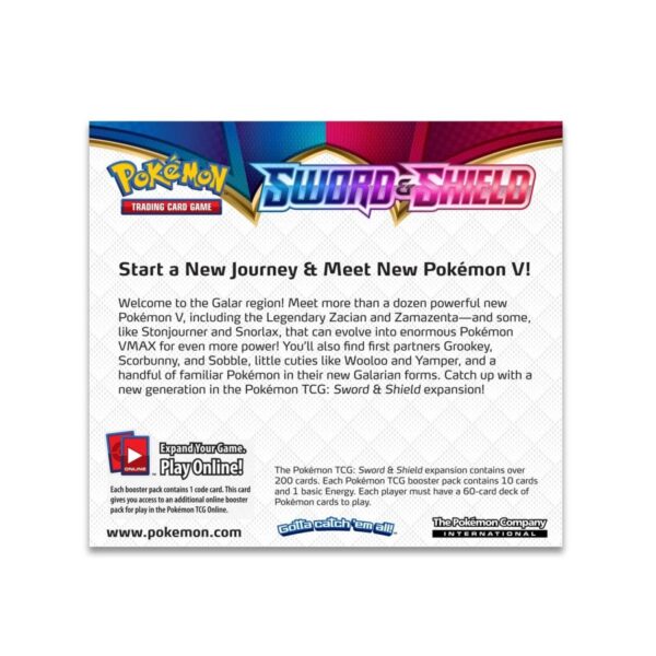 Pokemon TCG Sword and Shield Booster Box (36 Packs) Engin - Image 2