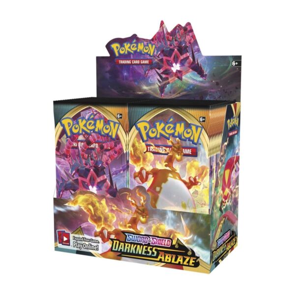 Pokemon TCG Sword and Shield Darkness Ablaze Booster Box (36 Packs) Engin