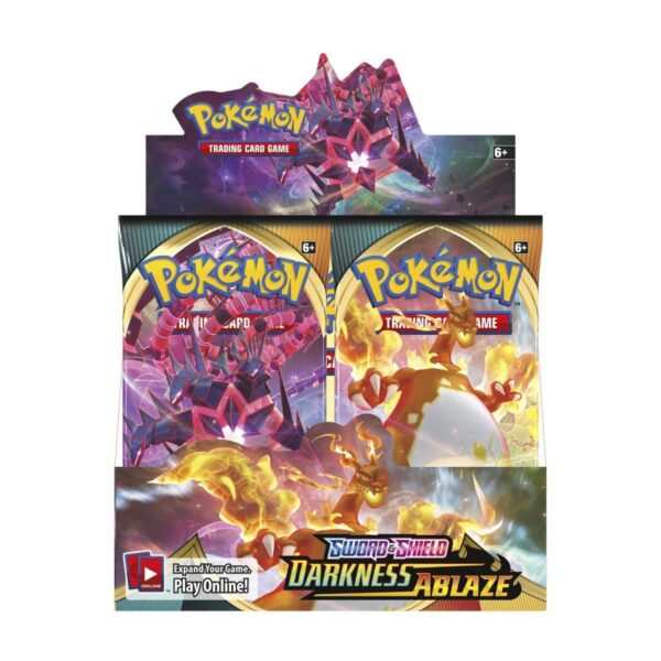 Pokemon TCG Sword and Shield Darkness Blaze Booster Display Box (36 Inpakken) Eng - Afbeelding 4