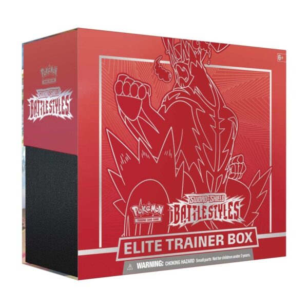 Pokmeon TCG Sword and Shield Battle Styles Elite Trainer Box (Frappe unique Urshifu) Engin