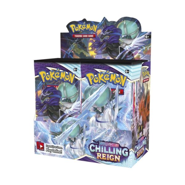 Pokemon TCG Sword and Shield Chilling Reign Booster Box (36 Packs) Engin