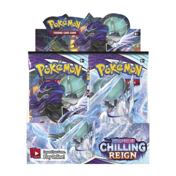 Pokemon TCG Sword and Shield Chilling Reign Booster Box (36 Packs) Engin - Image 4