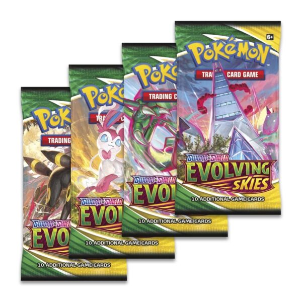 Pokemon TCG Sword and Shield Evolving Skies Booster Box (36 Packs) Engin - Image 3