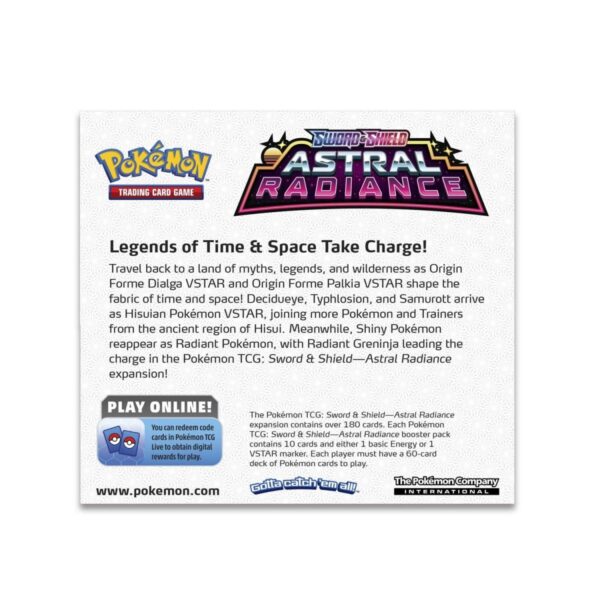 Pokemon TCG Sword and Shield Astral Radiance Booster Display Box (36 Pakker) Eng - Billede 5