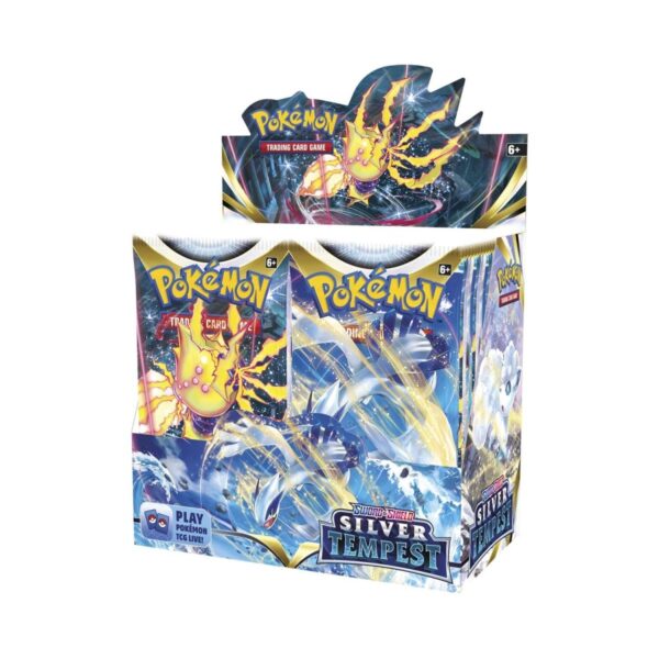 Pokemon TCG Sword and Shield Silver Tempest Booster Box (36 Packs) Engin