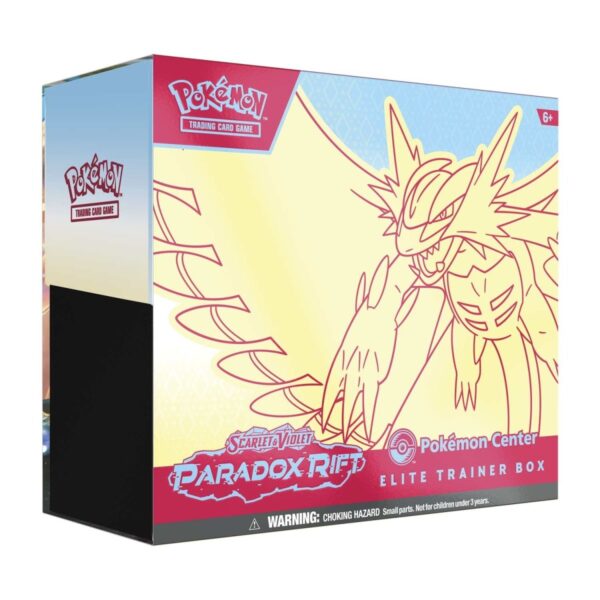 Pokemon TCG Scarlet et Violet Paradox Rift Pokemon Center Elite Trainer Box (Lune rugissante) Engin