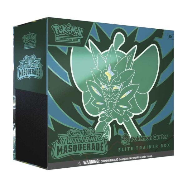 Pokemon TCG Scharlachrote und violettes Twilight Masquerade Pokemon Center Elite Trainer Box Eng