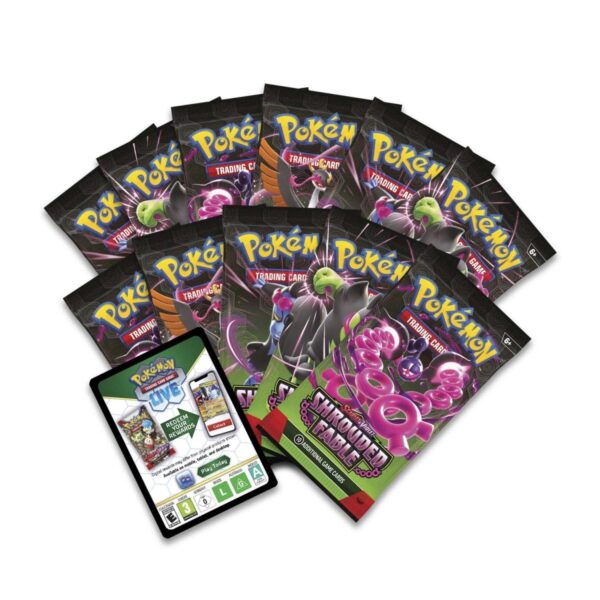 Pokemon TCG Scharlachrote und violett ausgeschrägte Fabel Pokemon Center Elite Trainer Box Eng - Bild 4