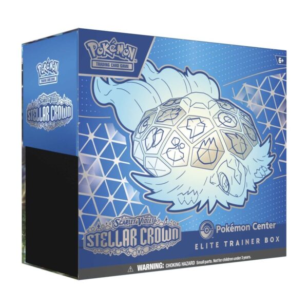 Pokemon TCG Scharlachrote und violett Stellar Crown Pokemon Center Elite Trainer Box Eng Eng