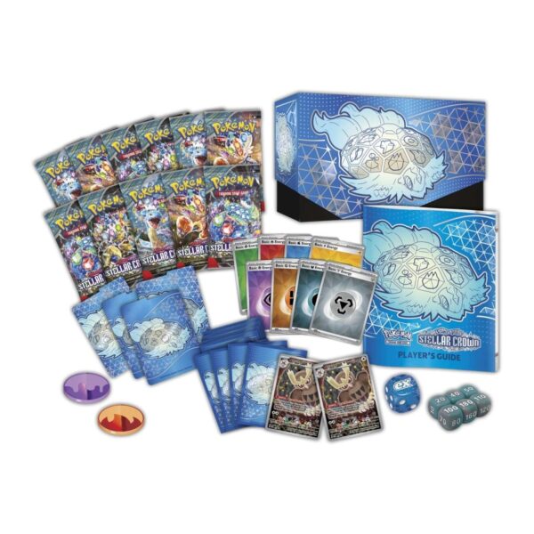 Pokemon TCG Scharlachrote und violett Stellar Crown Pokemon Center Elite Trainer Box Eng Eng - Bild 3