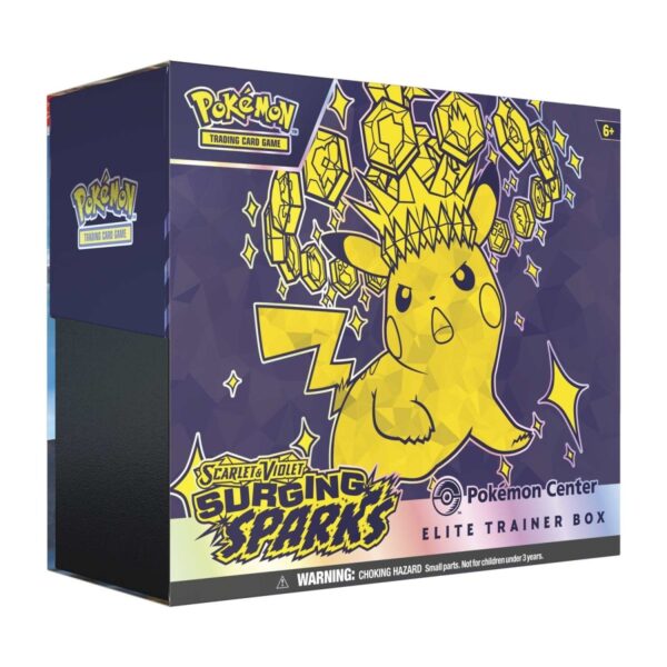 Pokemon TCG Scharlach und violettes Sparks Pokemon Center Elite Trainer Box Eng Eng