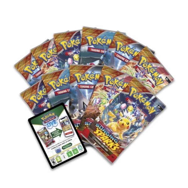 Pokemon TCG Scarlet et Violet Sunging Sparks Pokemon Center Elite Trainer Box Eng - Image 4