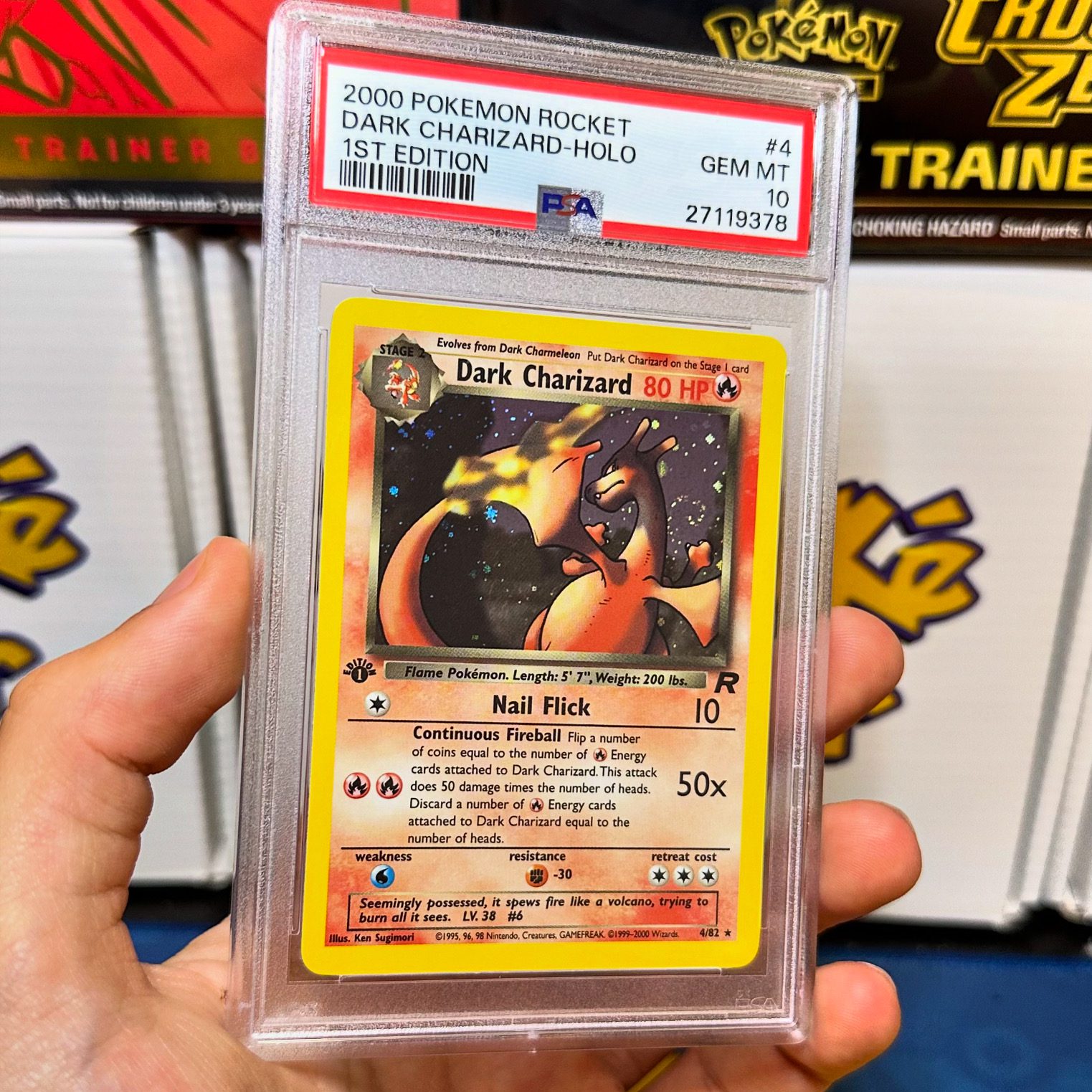 PSA Graded Charizard Pokemon Card