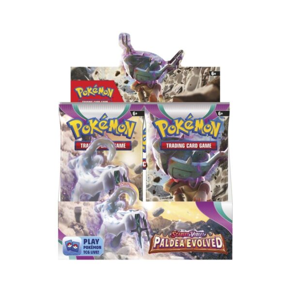 Pokemon TCG Scarlet en Violet Paldea Evolved Booster Display Box (36 Inpakken) Eng - Afbeelding 4