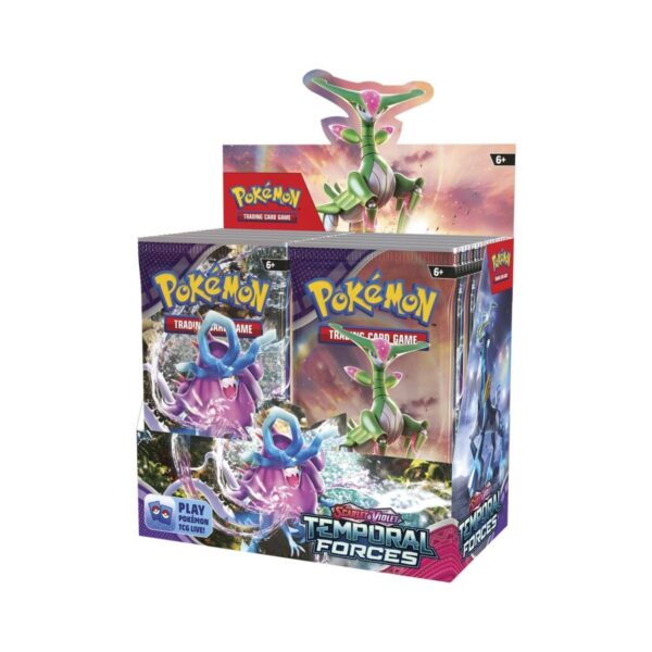 Pokemon TCG: Scarlet og Violet Temporal Forces Booster Display Box (36 Pakker) Eng