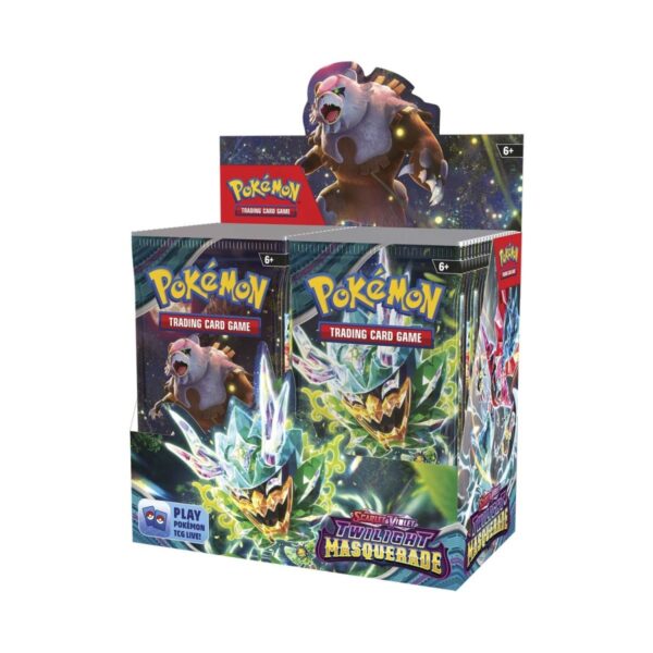 Pokemon TCG: Scharlachrote und violettes Twilight Masquerade Booster Box (36 Packungen) Eng