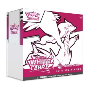 Pokemon TCG Scharlachrote und violett weiße Flare Pokemon Center Elite Trainer Box