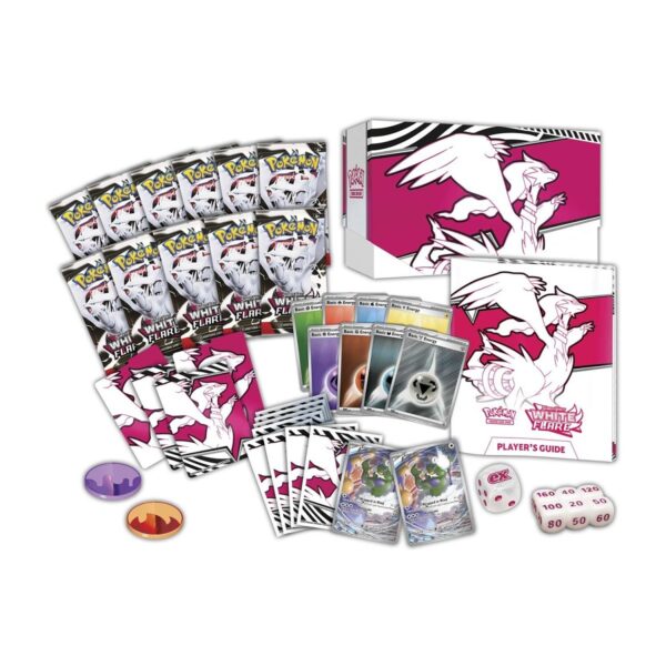 Pokemon TCG Scharlachrote und violett weiße Flare Pokemon Center Elite Trainer Box - Bild 3