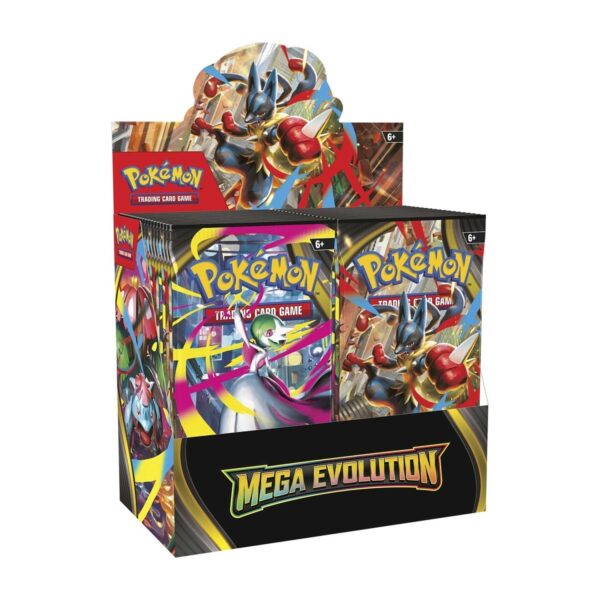 Pokemon TCG Mega Evolution Améliorer la boîte d'affichage de booster 36 Packs et 1 Carte promotionnelle